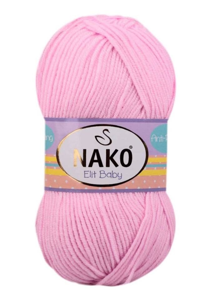 Nako Elit Baby 100 Gr Açık Pembe 6936
