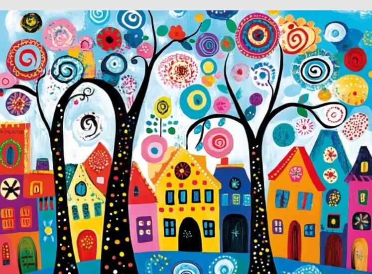 Ks Games Puzzle 500 Candy Tree Town