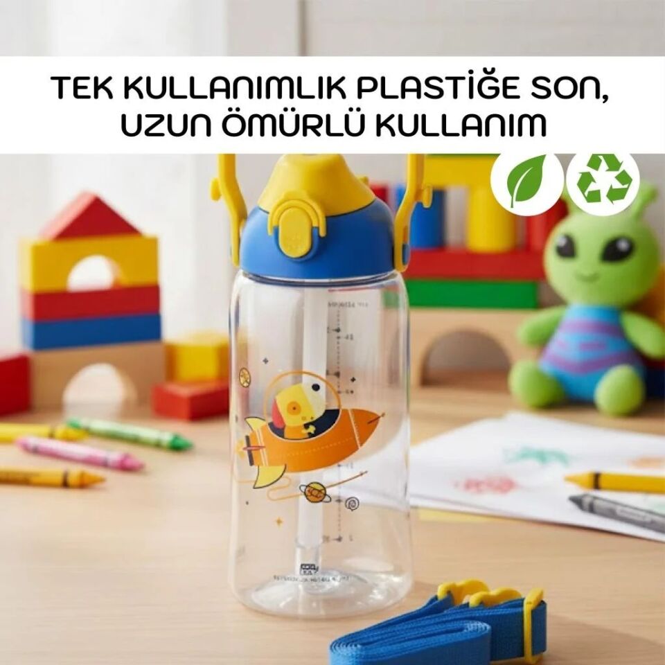 Vagonlife 680 Ml Pipetli Tritan Matara
