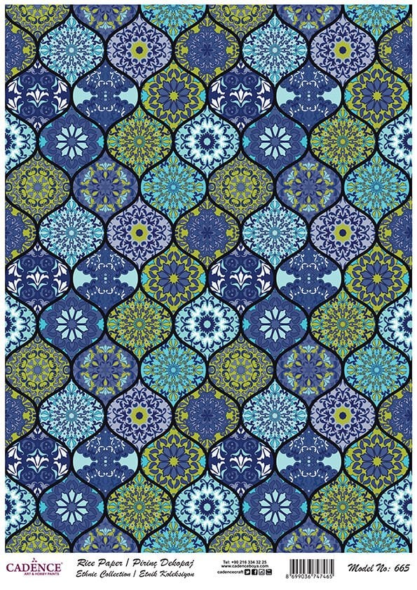 Cadence Pirinç Kağıt Model 665 30X42