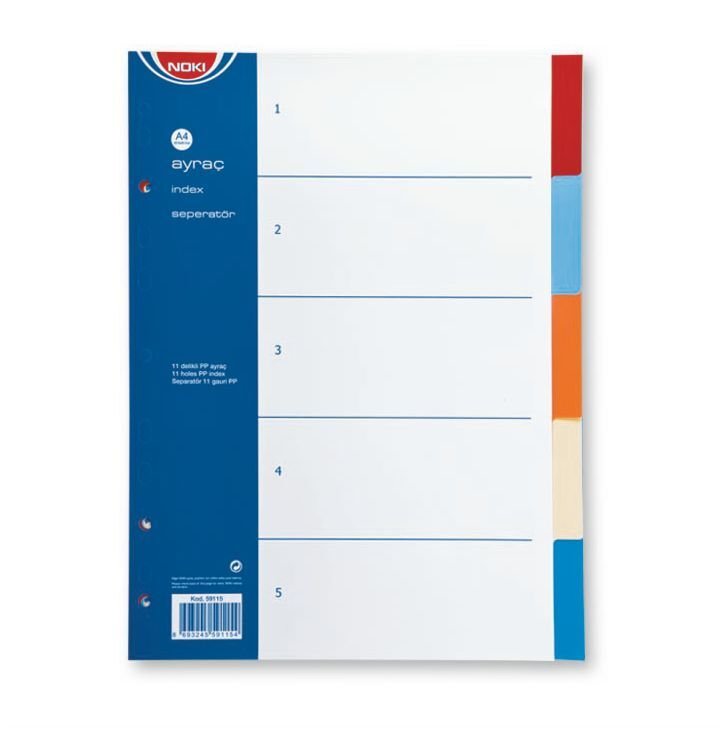 Noki Ayraç Pp 5 Renk