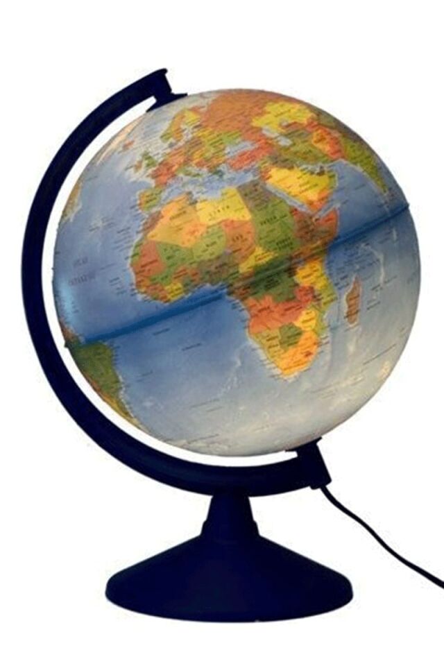 Gürbüz 26 Cm Işıklı Fiziki Küre Fiziki Siyasi