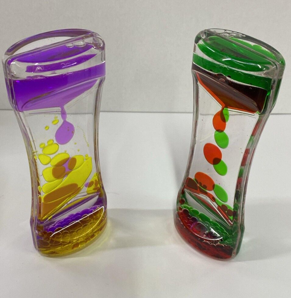 Taros Akrilik 2 Renkli Sıvı Kum Saati