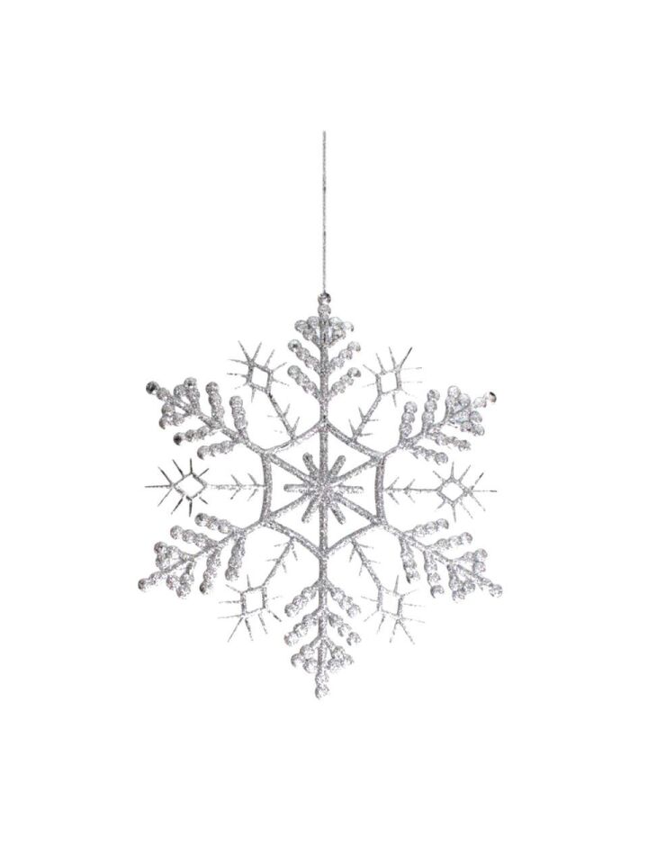 Astaş Simli Kar Tanesi 28 Cm Gümüş