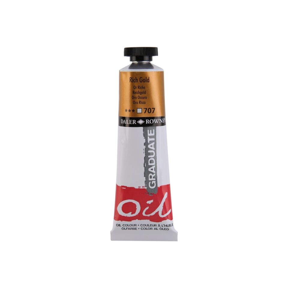 Daler Rowney Graduate Yağlı Boya Grad Oil 200 Ml Rich Gold