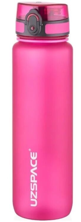 Uzspace 1000 Ml Soft Touch Tritan Matara Pink