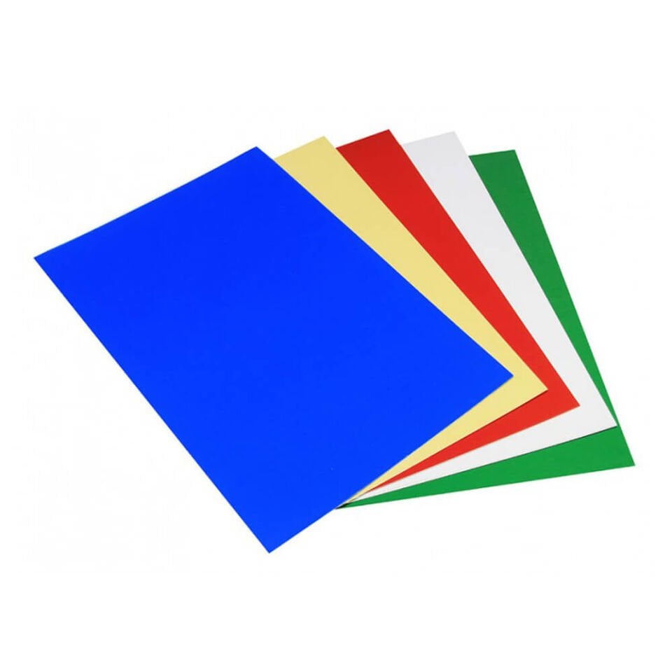 Lino Aynalı ( Metalik ) Karton 5 Renk 10 Lu 23x33 Cm