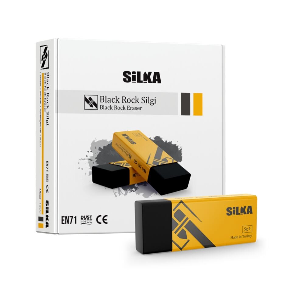 Silka Sg.4 Black Mate Siyah Silgi