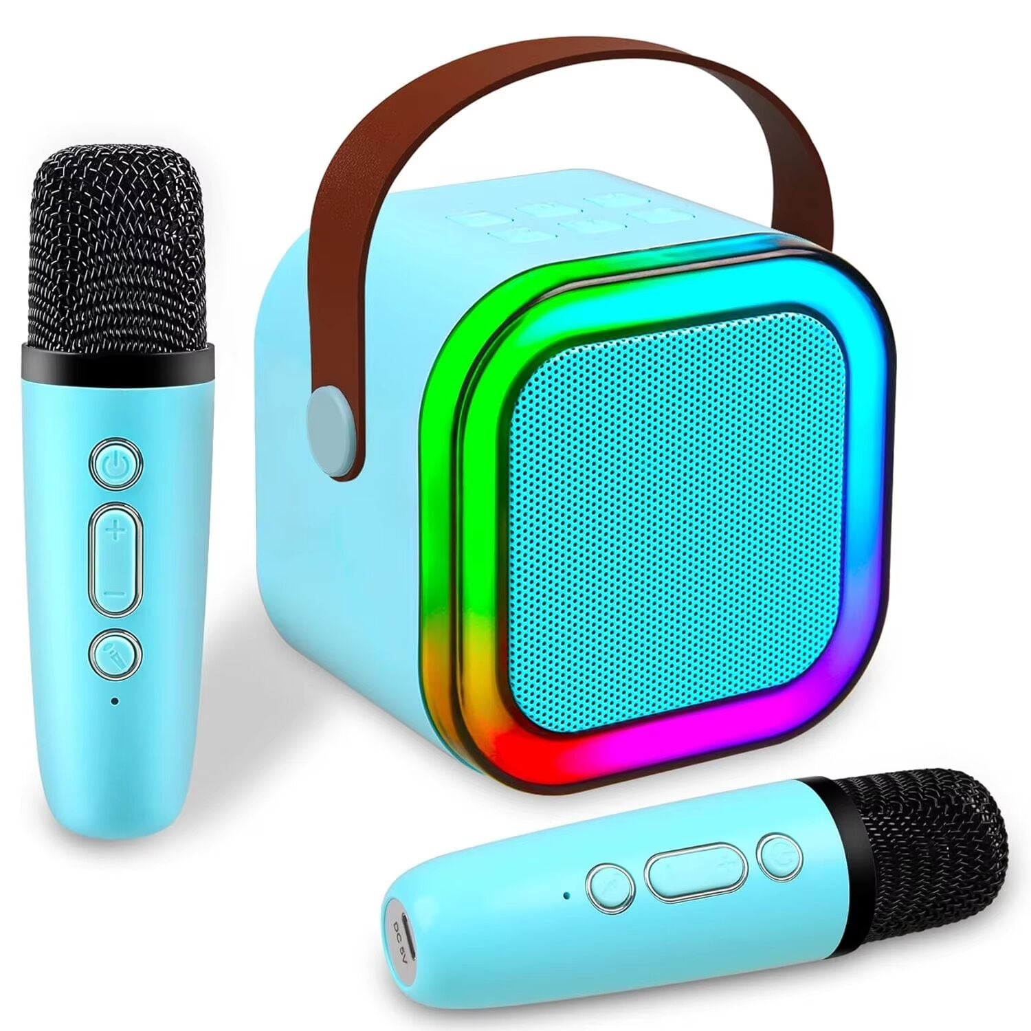 Taros Karaoke Speaker Microphone Set - Mavi