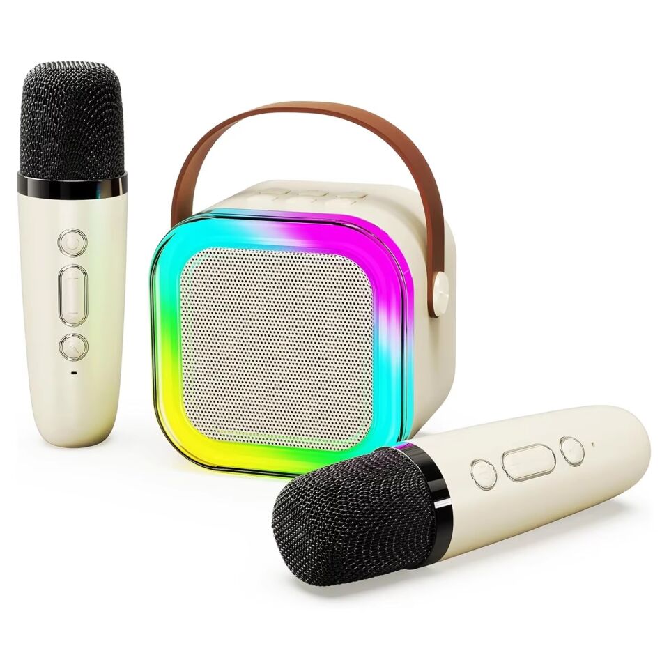 Taros Karaoke Speaker Microphone Set - Bej