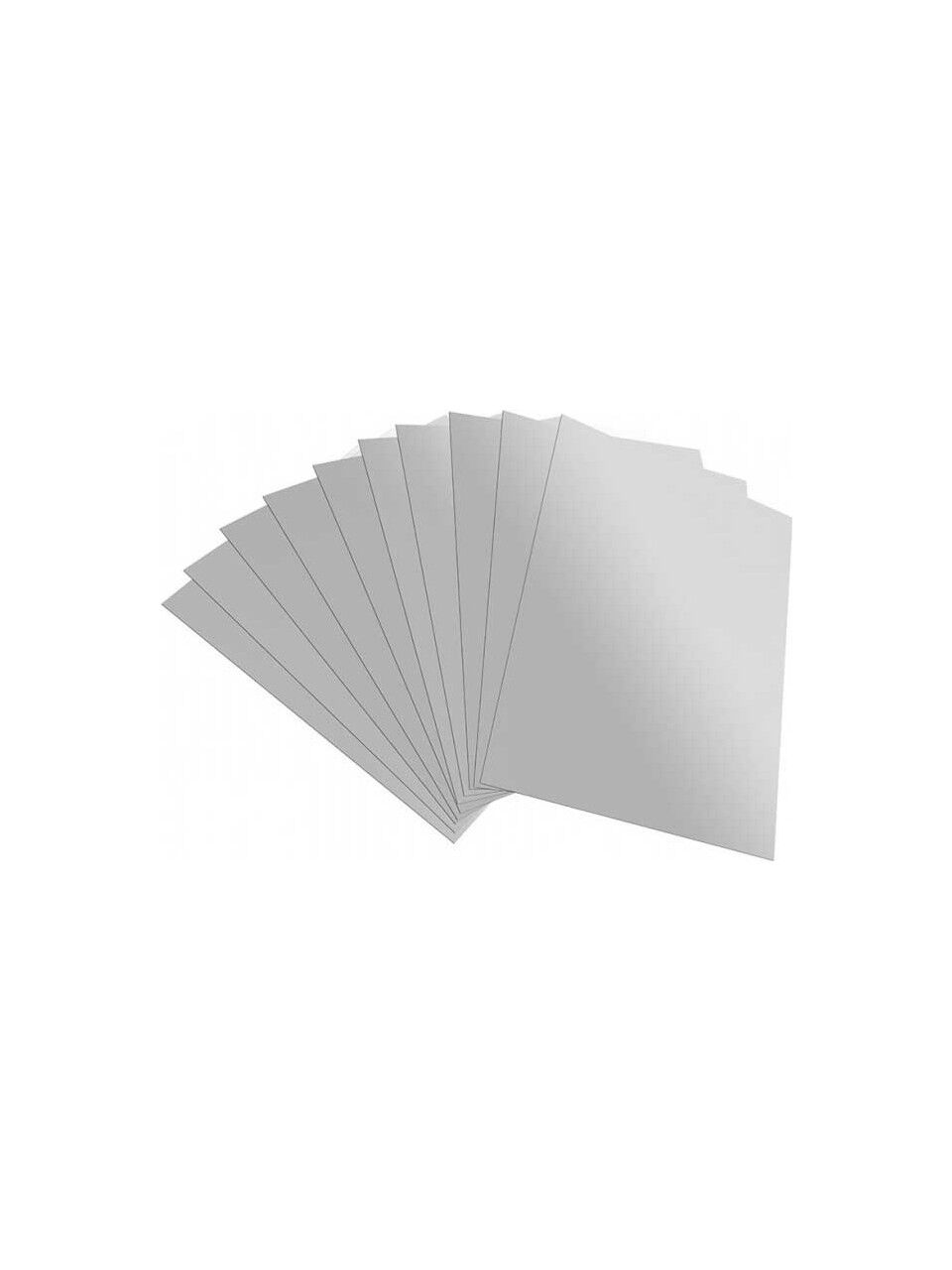 Lino Aynalı Metalik Karton Gümüş 50x70 Cm    