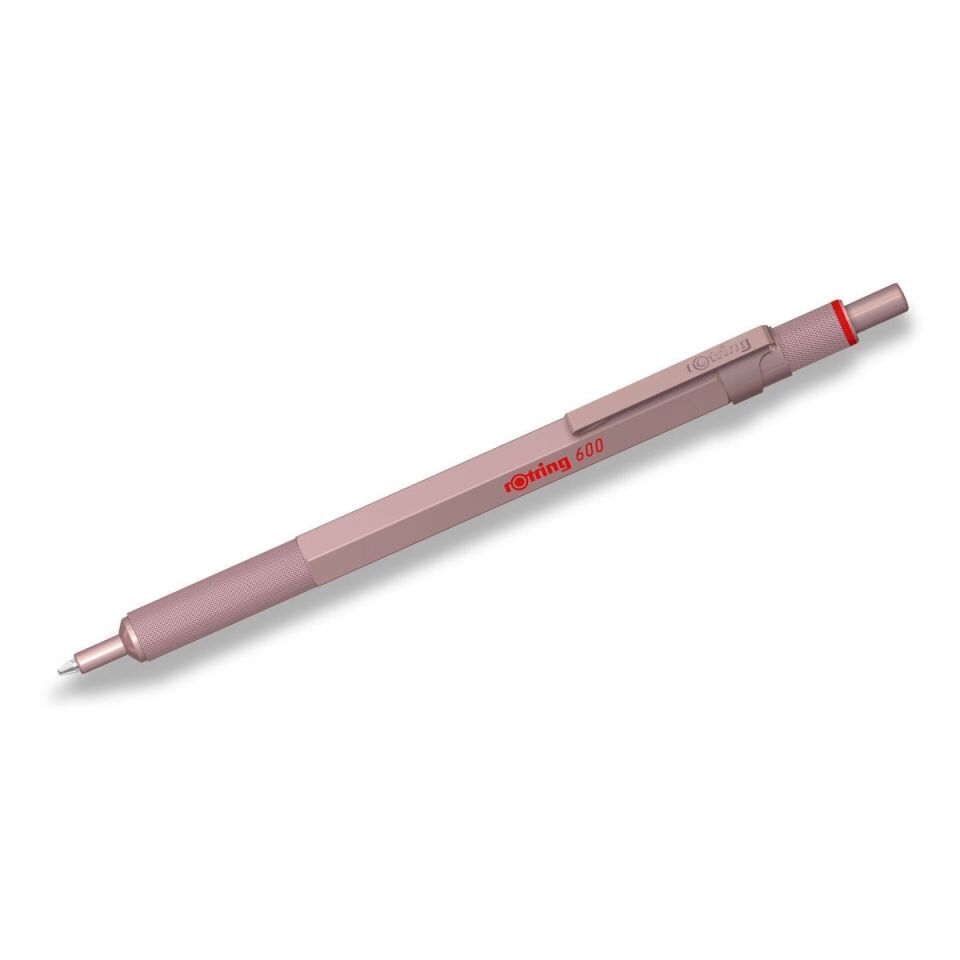 Rotring 600 Pembe Altın Tükenmez Kalem