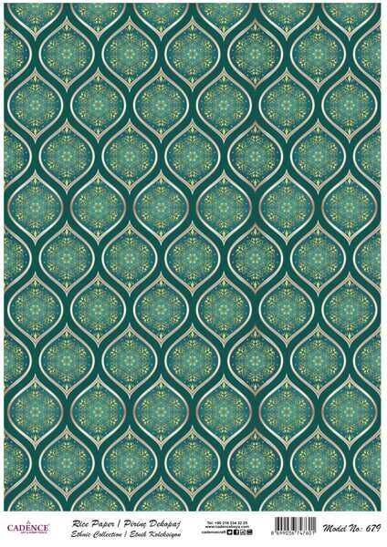 Cadence Pirinç Kağıt Etnik Seri Model 679 30x42