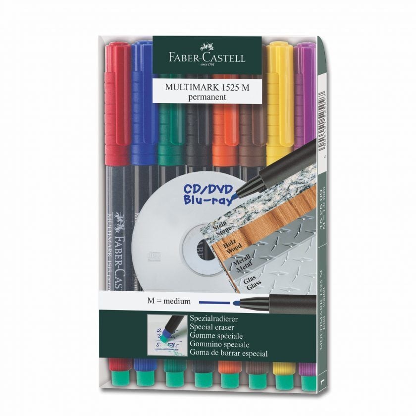Faber-Castell Permanent (M) 8'li Takım