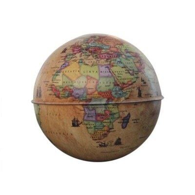 Gürbüz 10 Cm Globe Bank Antik Küre