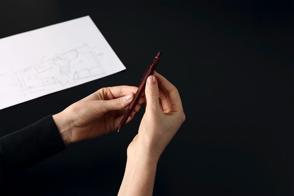 Rotring 600 Kahverengi Tükenmez Kalem