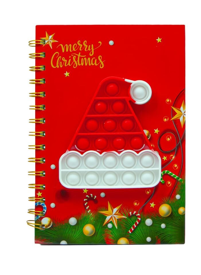 Taros Unick Color Noel Baba Pop İt A5 Hatıra Defteri