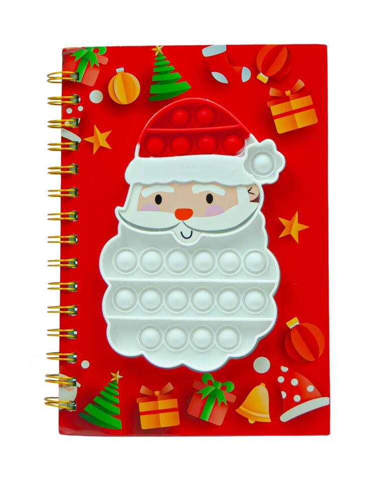 Taros Unick Color Noel Baba Pop İt A5 Hatıra Defteri