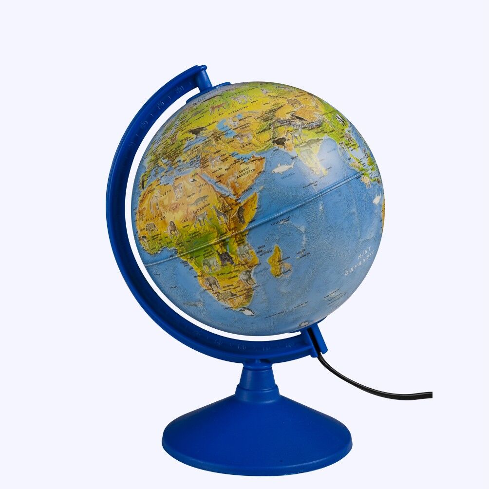 Gürbüz 20 Cm Kk Hayvanlı Küre Işıklı