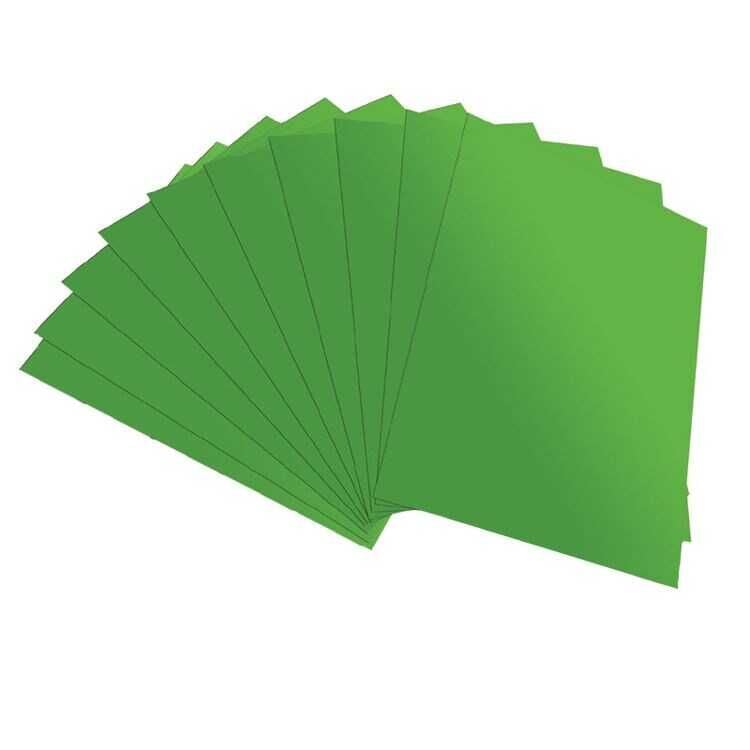 Lino Aynalı Metalik Karton Yeşil 50x70 Cm    