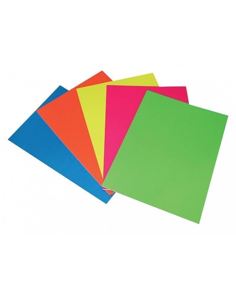 Lino Fosforlu Maket Kartonu 5 Mm 5 Renk 22,5x30 Cm