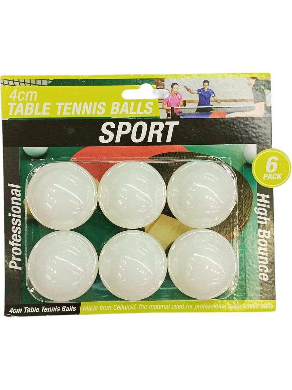 Avessa Pinpon Topu Kartela 6 Lı