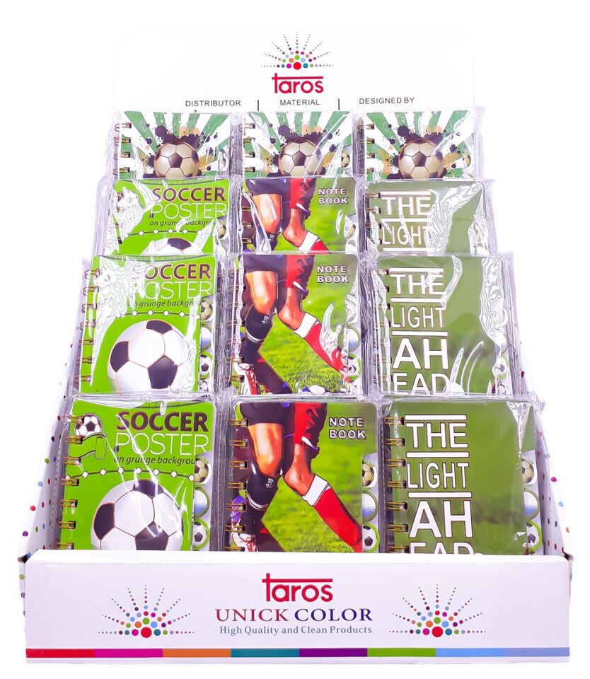 Taros Unick Color Football Not Defteri