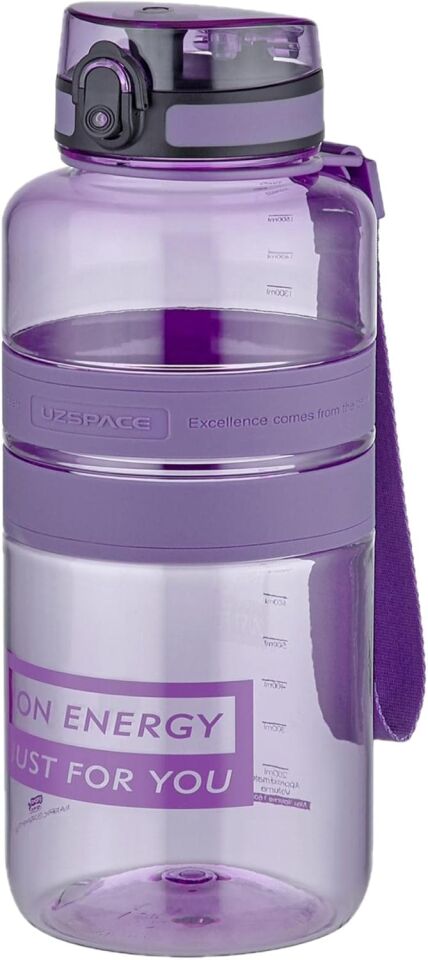 Uzspace 1500 Ml Tritan Matara İris Purple