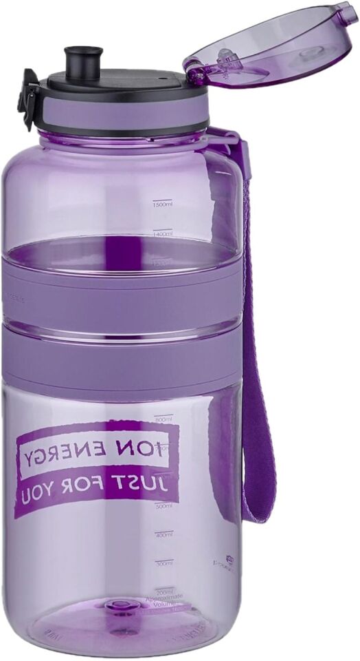 Uzspace 1500 Ml Tritan Matara İris Purple