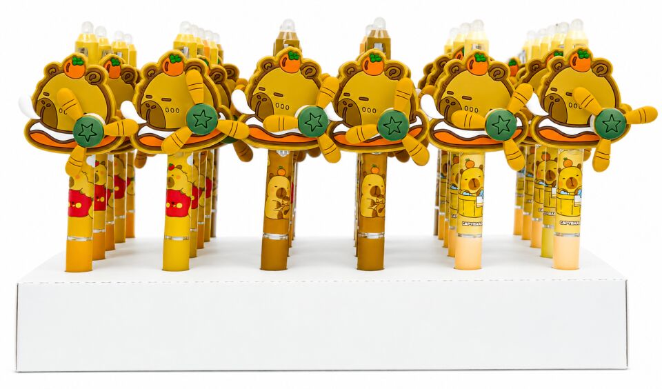 Taros Unick Color Capybara Pervaneli Silinebilir Jel Kalem