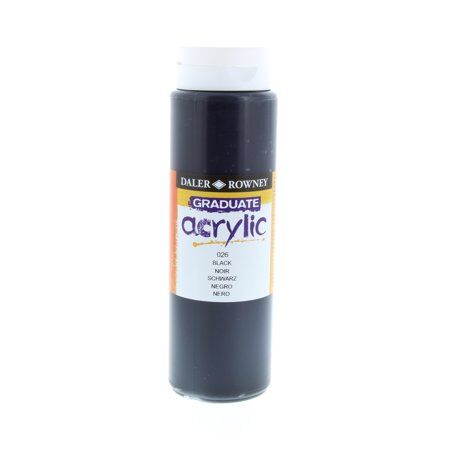 Daler Rowney Graduate Akrilik Boya Graduate Acrylic 500 Ml Black