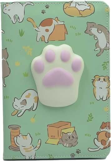 Taros Unick Color Puffy Animals Deri A5 Defter