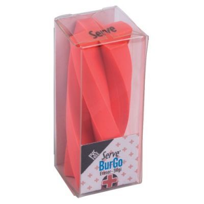 Serve Burgo Silgi Model 3 Fosforlu Kırmızı Tekli Pe