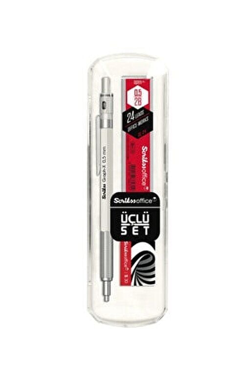 Scrikss Graph-X 3 Lü Set 0.5 Mm Beyaz