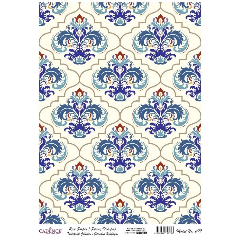 Cadence Pirinç Kağıt Geleneksel Seri Model 699 30x42