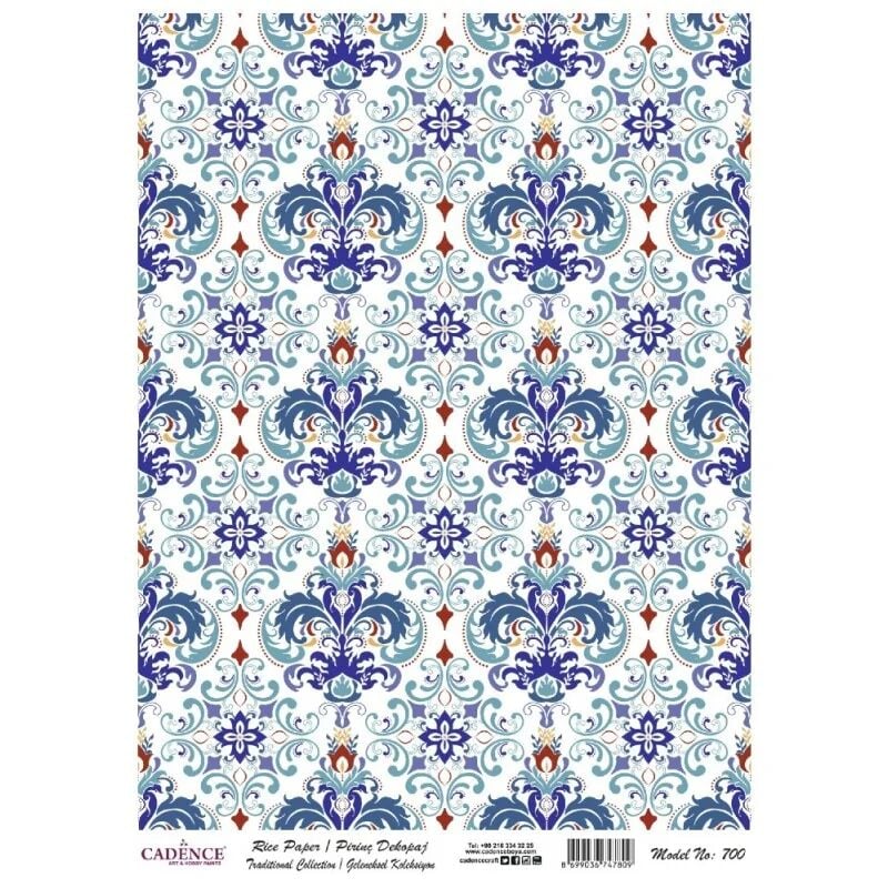 Cadence Pirinç Kağıt Geleneksel Seri Model 700 30x42