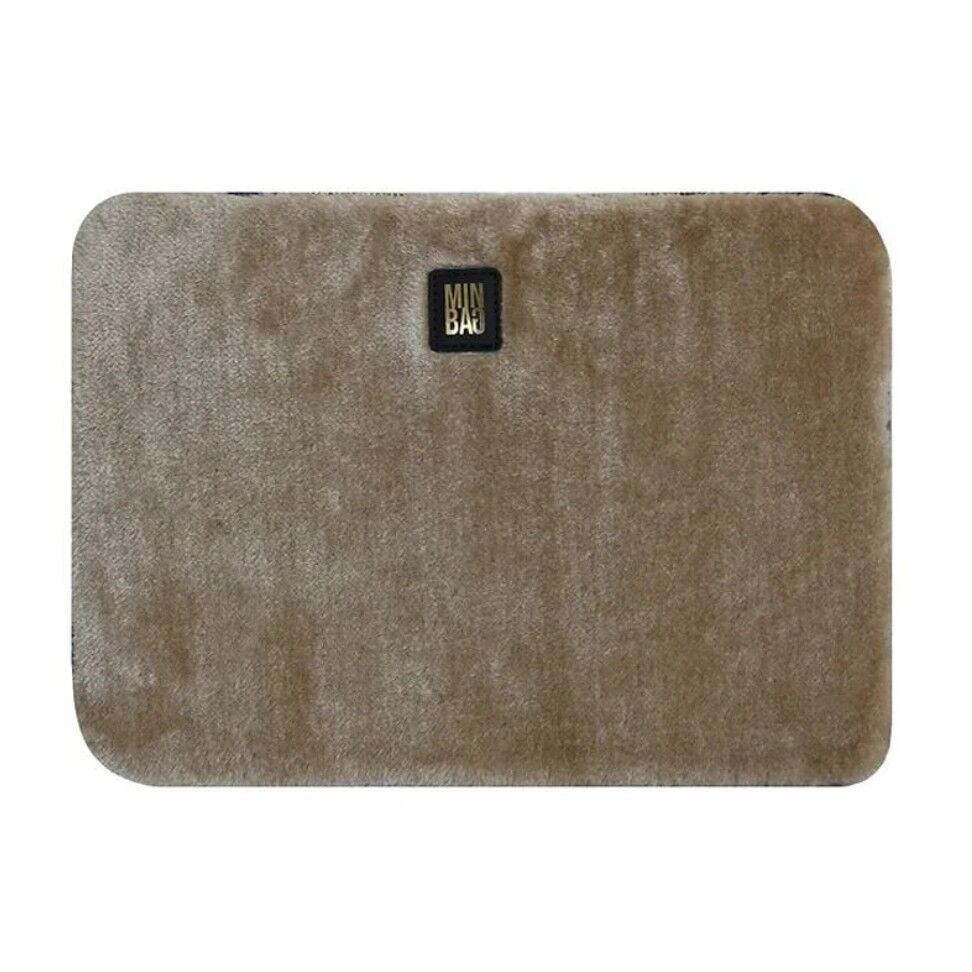 Minbag Plush Laptop Kılıfı 13 İnch Bej