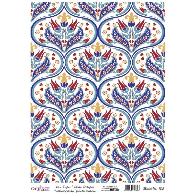 Cadence Pirinç Kağıt Geleneksel Seri Model 702 30x42