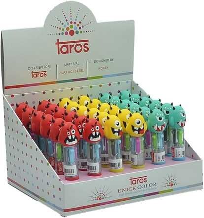 Taros Unick Color Monster Kısa Çoklu Tükenmez Kalem