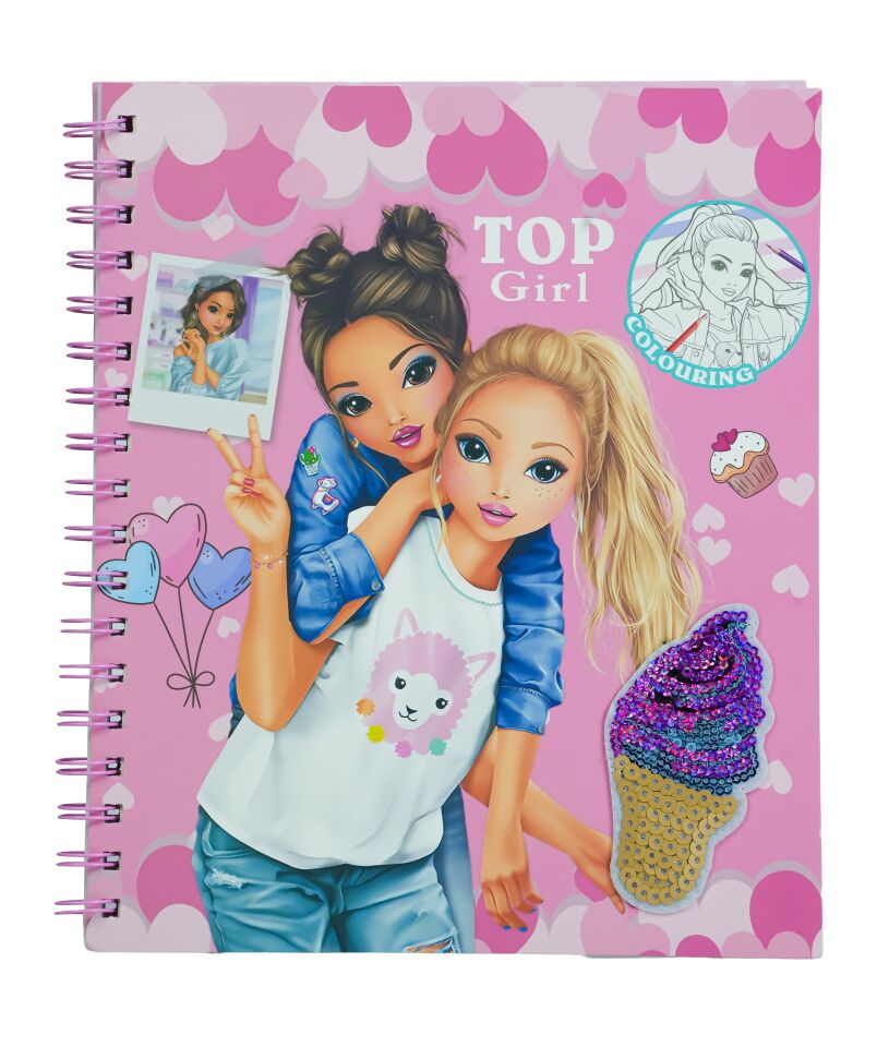 Taros Top Girl Pullu Coloring Aktivite Book