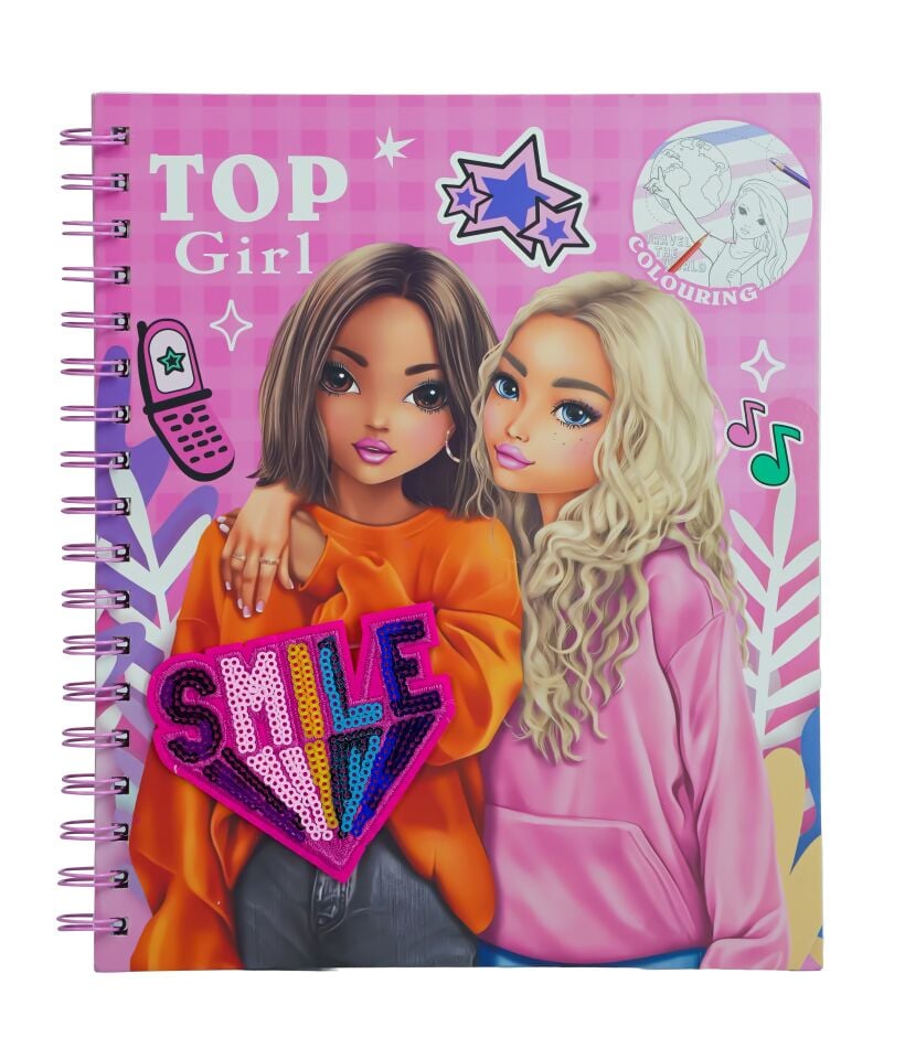 Taros Top Girl Pullu Coloring Aktivite Book