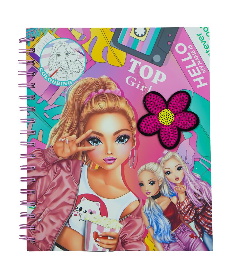 Taros Top Girl Pullu Coloring Aktivite Book