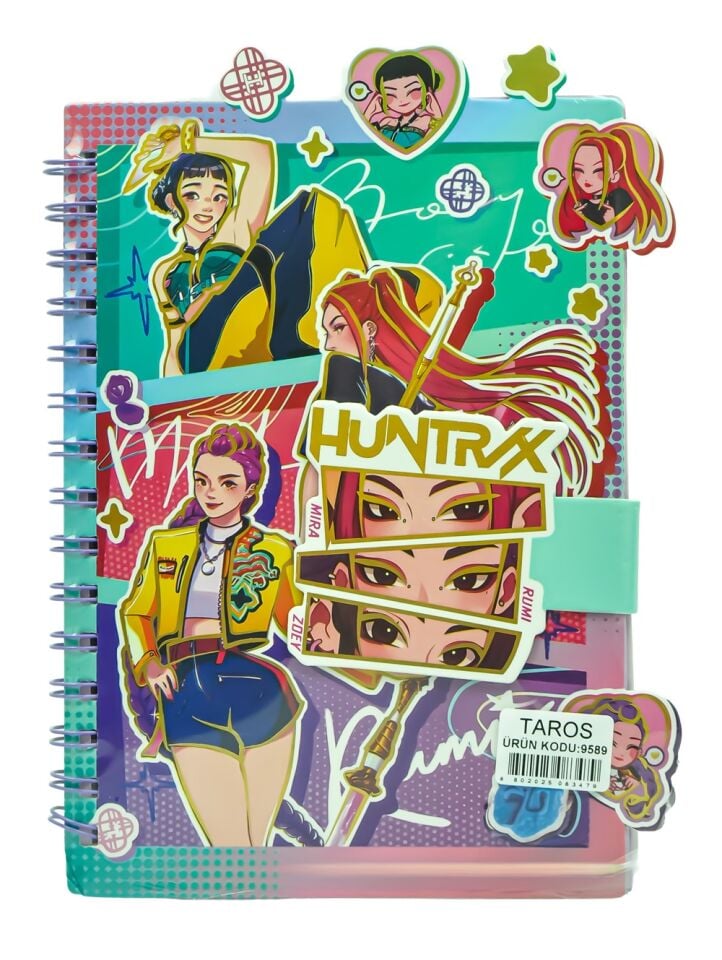 Taros Unick Color Hunters Spiralli A5 Defter