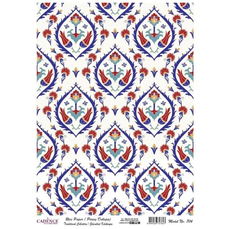 Cadence Pirinç Kağıt Geleneksel Seri Model 704 30x42