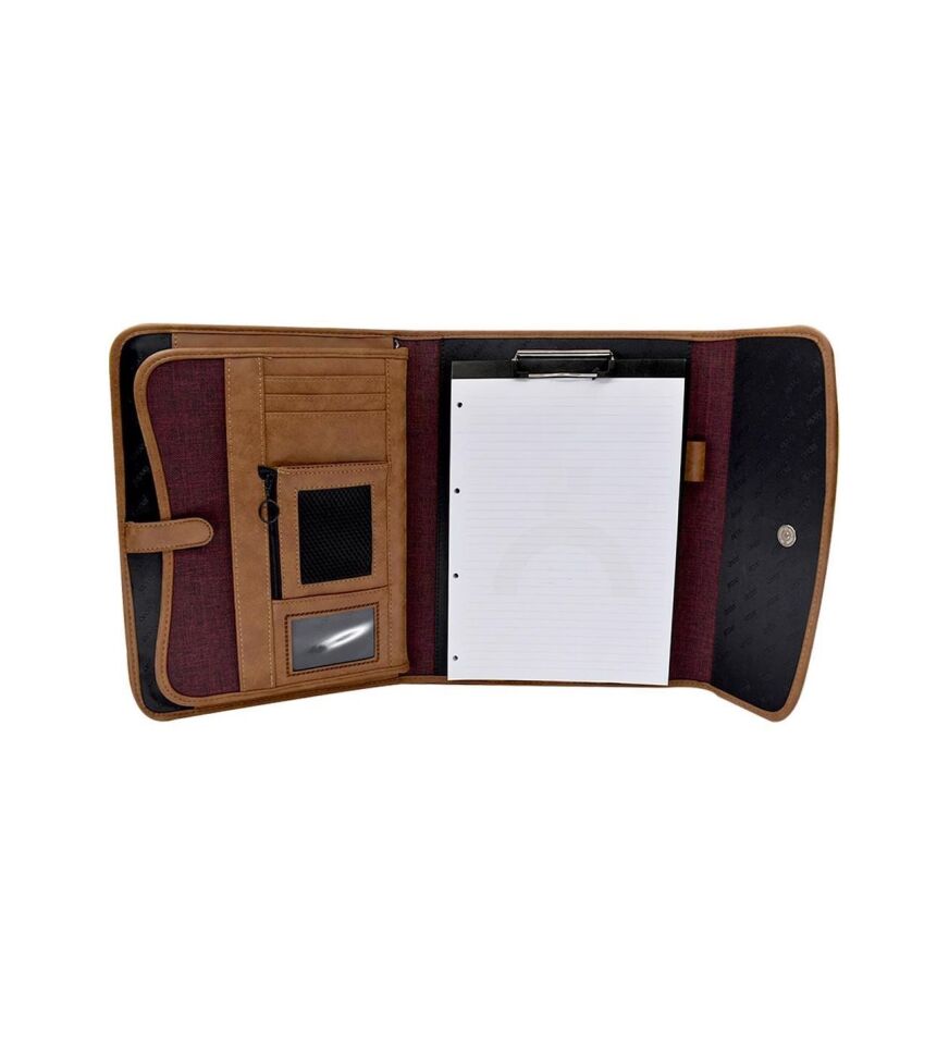 Önder Exculısıve Mıknatıs Kapaklı Özel El Ve Evrak Bordo