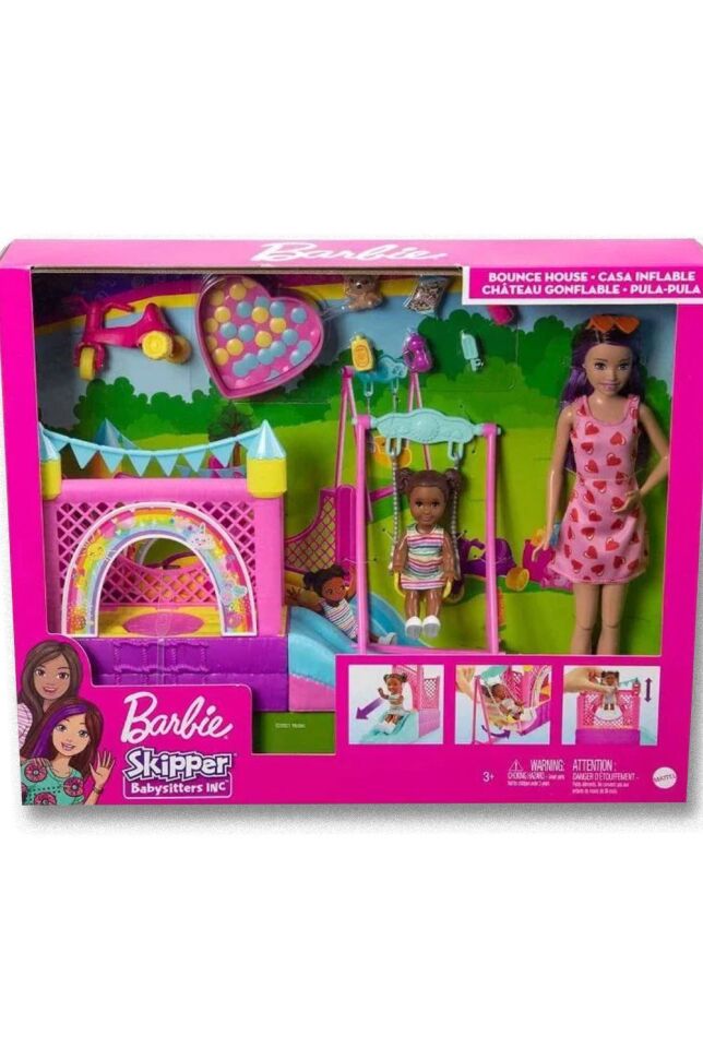 Barbie Bebek Bakıcısı Skipper Oyun Evi