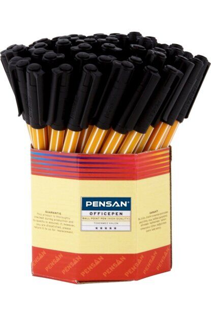 Pensan 1010 Tükenmez Kalem Siyah 60 Lı 1 Mm