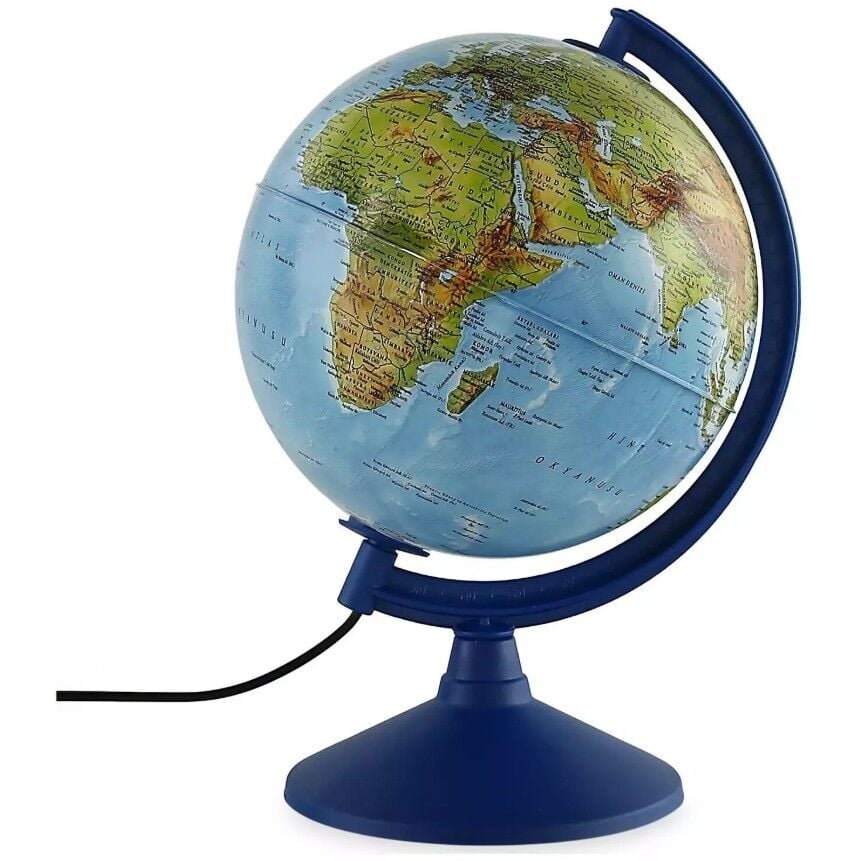 Gürbüz 20 Cm Işıklı Mk Fiziki Siyasi Küre