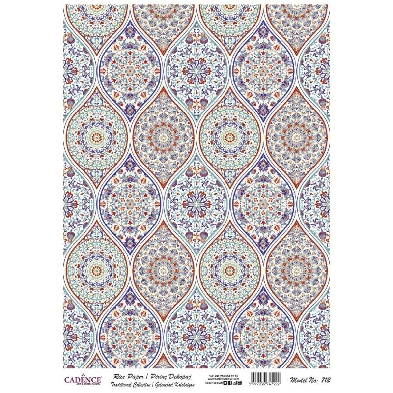 Cadence Pirinç Kağıt Geleneksel Seri Model 712 30x42