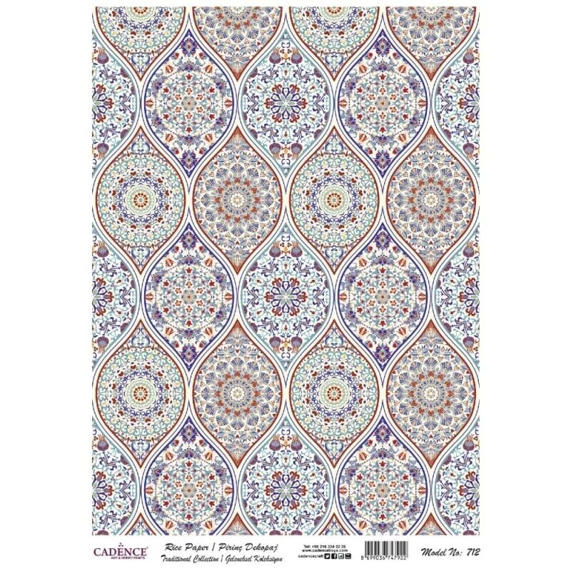 Cadence Pirinç Kağıt Geleneksel Seri Model 712 30x42